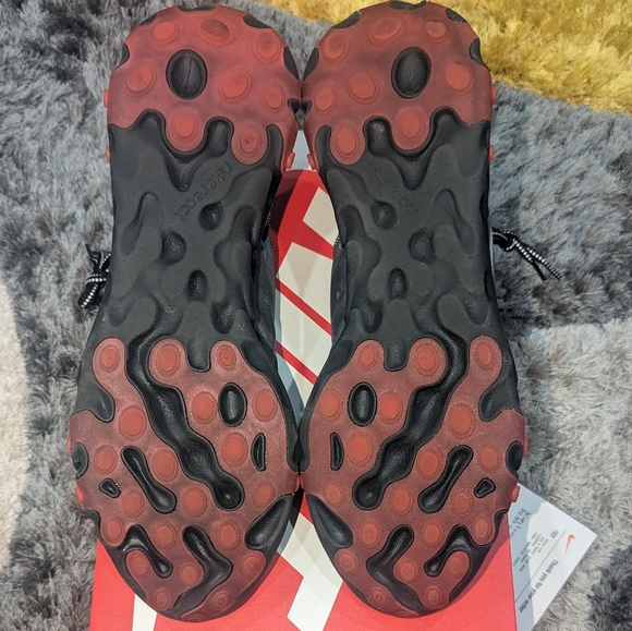 NIKE REACT ELEMENT 87 BLUE CHILL SOLAR RED w/Receipt! - Picture 8 of 9